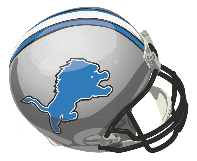 Detroit Lions 2003-2008 Helmet Logo iron on paper